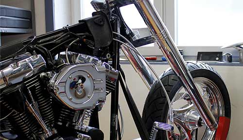 Customised Harley Vordergabel